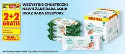 Biedronka Chusteczki nawilżane Dada Aqua oraz Dada Everyday oferta