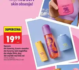 Biedronka Serum do twarzy, krem-maski do twarzy lub mgietka do ciala Skin Joy oferta