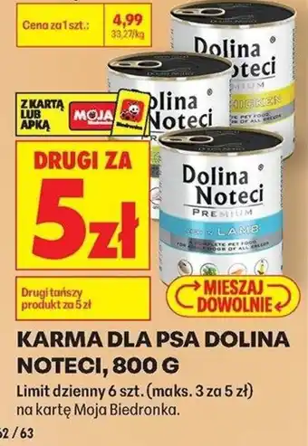 Biedronka Karma dla psa Dolina Noteci oferta