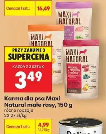 Biedronka Karma dla psa Maxi Natural małe rasy oferta