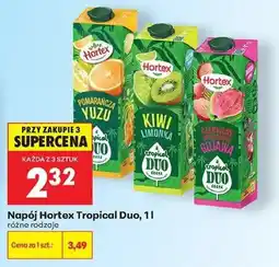 Biedronka Napój Hortex Tropical Duo oferta