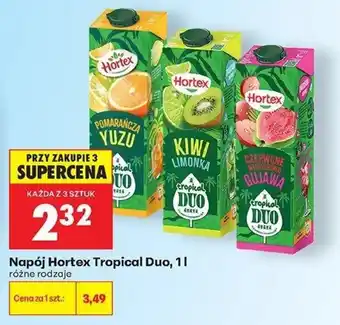 Biedronka Napój Hortex Tropical Duo oferta