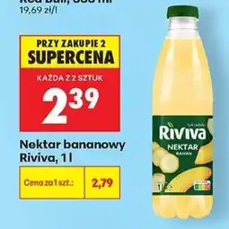 Biedronka Nektar bananowy Riviva oferta