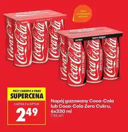 Biedronka Napój gazowany Coca-Cola lub Coca-Cola Zero Cukru oferta