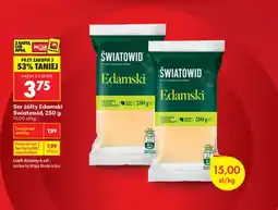 Biedronka Ser żółty edamski Światowid oferta