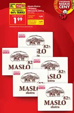 Biedronka Masło ekstra z Polskiej Mleczarni oferta