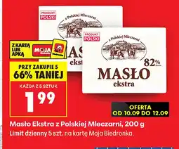 Biedronka Masło Ekstra 82% oferta