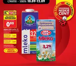 Biedronka Mleko UHT Łączka Mlekovita 3,2% oferta