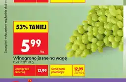 Biedronka Winogrona jasne oferta