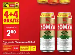 Biedronka Piwo Łomża Pils w puszce oferta