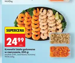 Biedronka Krewetki białe gotowane w marynacie słodkie chilli Marinero oferta