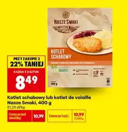 Biedronka Kotlet de volaille Nasze Smaki oferta