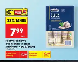 Biedronka Filety śledziowe a'la Matjas w oleju Marinero oferta