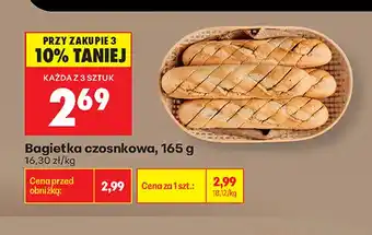 Biedronka Bagietka czosnkowa oferta