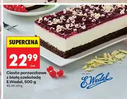 Biedronka Ciasto porzeczkowe z białą czekoladą E.Wedel oferta
