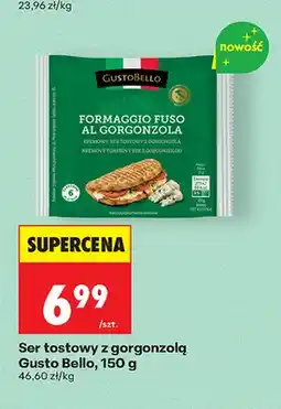 Biedronka Ser tostowy z gorgonzolą Gusto Bello oferta