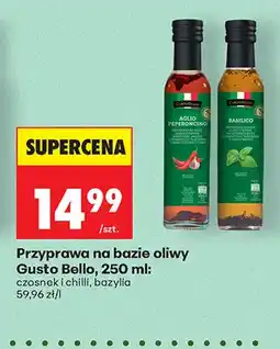 Biedronka Przyprawa na bazie oliwy Gusto Bello czosnek i chilli oferta