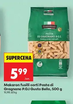 Biedronka Makaron fusilli corti Pasta di Gragnano P.G.I Gusto Bello oferta