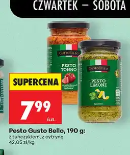 Biedronka Pesto Gusto Bello z tuńczykiem oferta
