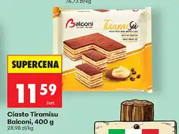 Biedronka Ciasto Tiramisu Balconi oferta