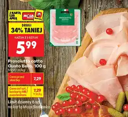 Biedronka Prosciutto cotto Gusto Bello oferta
