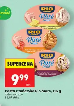 Biedronka Pasta z tuńczyka z sokiem z cytryny Rio Mare oferta
