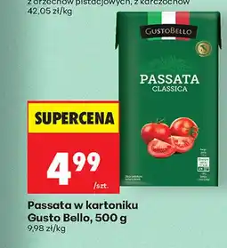 Biedronka Passata w kartoniku Gusto Bello oferta