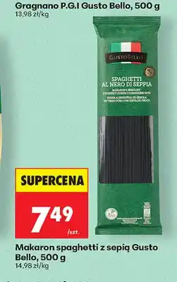 Biedronka Makaron spaghetti z sepią Gusto Bello oferta