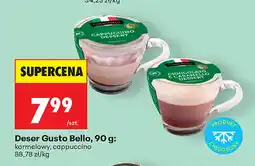 Biedronka Deser Gusto Bello cappuccino oferta