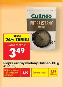 Biedronka Pieprz czarny mielony Culineo oferta