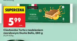 Biedronka Ciasteczka Torta z nadzieniem morelowym Gusto Bello oferta