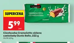 Biedronka Ciasteczka Cremolotto oblane czekoladą Gusto Bello oferta