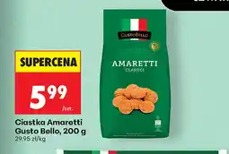 Biedronka Ciastka Amaretti Gusto Bello oferta