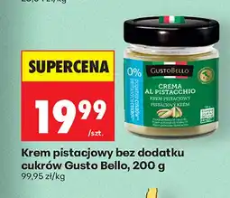 Biedronka Krem pistacjowy bez dodatku cukrów Gusto Bello oferta