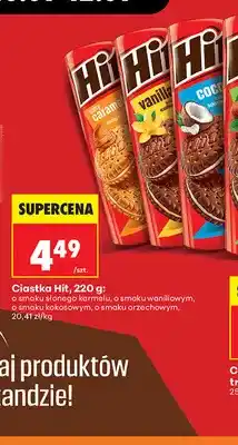 Biedronka Ciastka Hit o smaku słonego karmelu oferta
