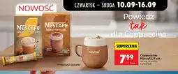 Biedronka Kawa rozpuszczalna Cappuccino Nescafé vanilla oferta