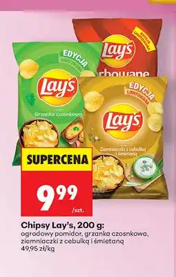 Biedronka Chipsy Lay's grzanka czosnkowa oferta