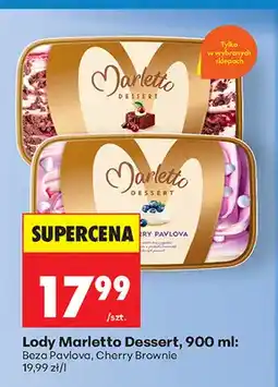 Biedronka Lody Marletto Dessert Beza Pavlova oferta