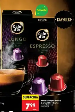 Biedronka Kawa w kapsułkach Cafe d'Or Lungo oferta