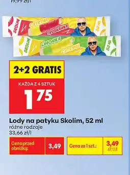 Biedronka Lody na patyku Skolim oferta