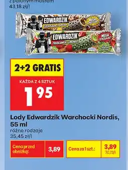 Biedronka Lody Edwardzik Warchocki Nordis oferta