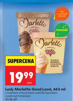 Biedronka Lody Marletto Good Lood wanilia bourbon z palonym masłem oferta