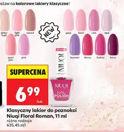 Biedronka Klasyczny lakier do paznokci Niuqi Floral Roman oferta