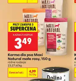 Biedronka Karma dla psa Maxi Natural małe rasy oferta