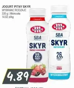 Słoneczko Jogurt pitny Skyr owoce ogrodowe Mlekovita oferta