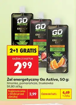 Biedronka Żel energetyczny Go Active limonka oferta