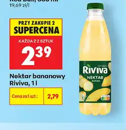Biedronka Nektar bananowy Riviva oferta