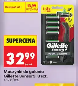 Biedronka Maszynki do golenia Gillette Sensor3 oferta