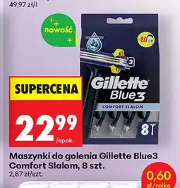 Biedronka Maszynki do golenia Gillette Blue3 Comfort Slalom oferta