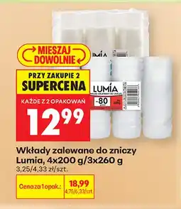 Biedronka Wkłady zalewane do zniczy Lumia 3-pak oferta